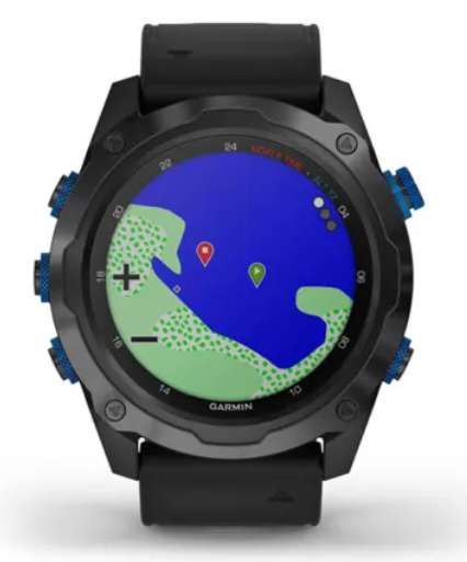 Watch paired with SubWave&trade; sonar transmitter (sold separately).