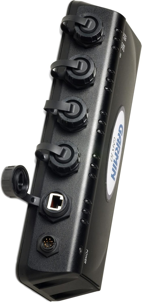 GMS 10 marine network expander with sealed connections designed for use on boats.