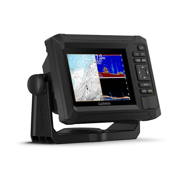 ECHOMAP UHD2 52cv used for fishing with sonar data displayed on the compact color screen.