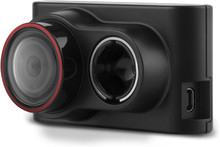 Garmin Dash Cam 30 compact vehicle driving recorder designed for discreet windshield installation.