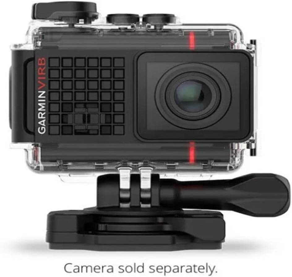 VIRB Ultra 30 enclosed inside the Garmin waterproof case while recording underwater activity.