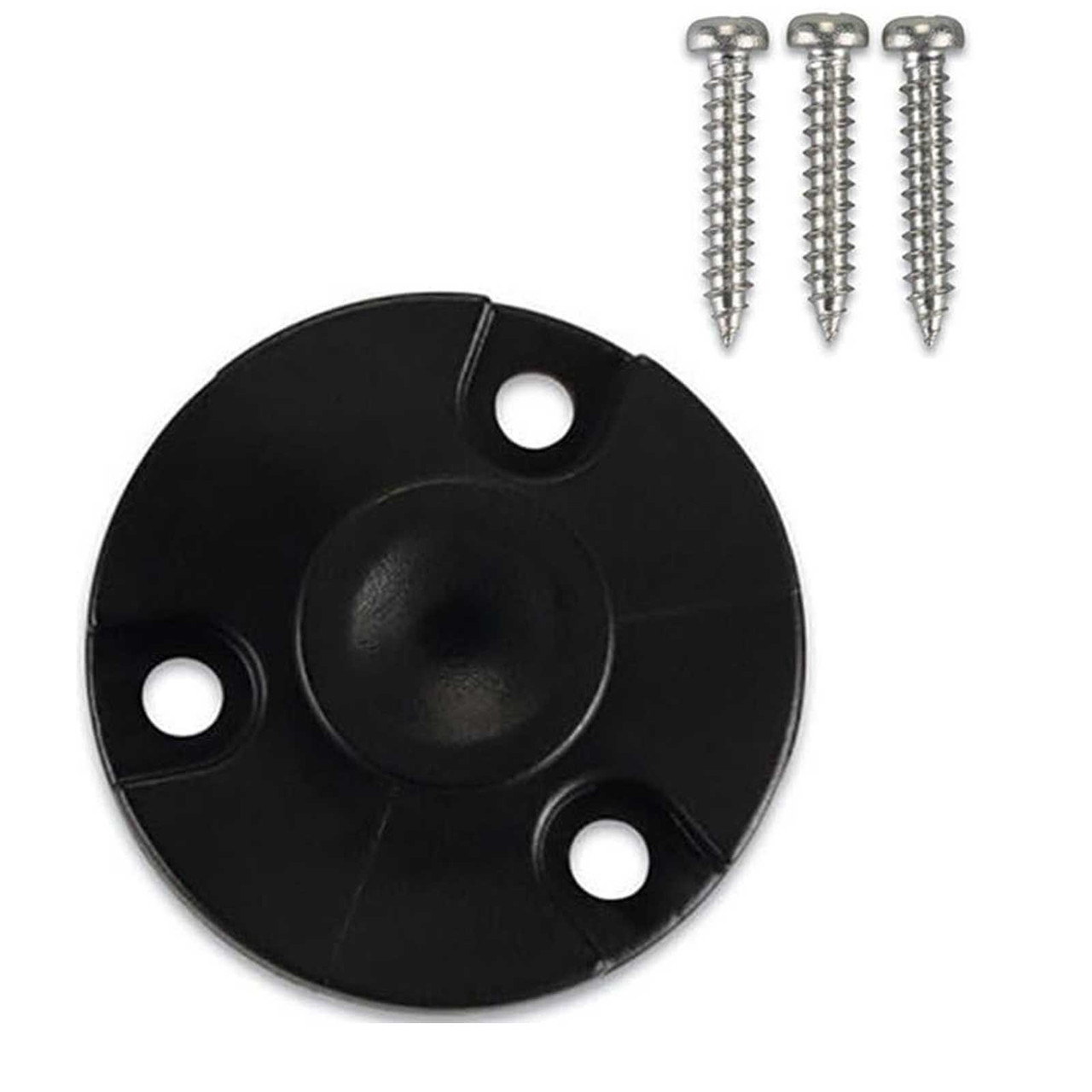 Garmin VHF microphone securely positioned in the dedicated hanger.