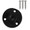 Close-up view of the Garmin fist microphone hanger ready for installation.
