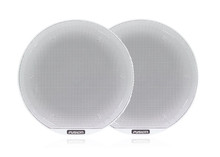 FUSION Signature Series 3i SG-F773W 7.7-inch classic white marine speakers shown as a pair.