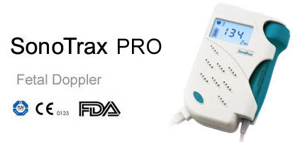 SonoTrax PRO Fetal / Pocket Doppler ,choice of 2mhz , 3Mhz , 4mhz 5mhz or 8mz probe + battery free shipping