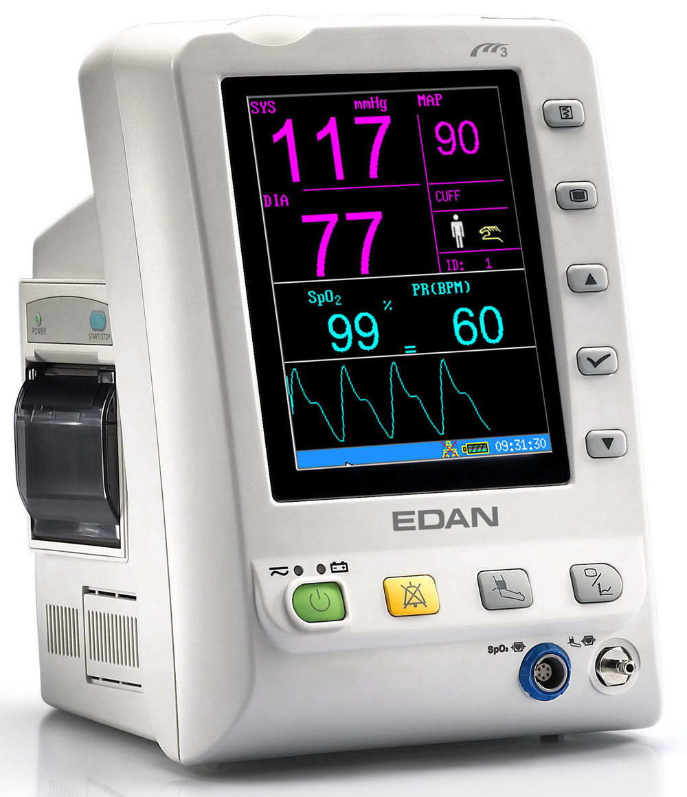 Edan M3 Vital Signs Monitor w/ NIBP and SPO2 , brand new 2y warranty