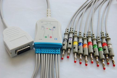 BURDICK 10 Lead ECG/EKG Cable AHA Banana 4.0mm FDA/CE Approved For EK10 EK350