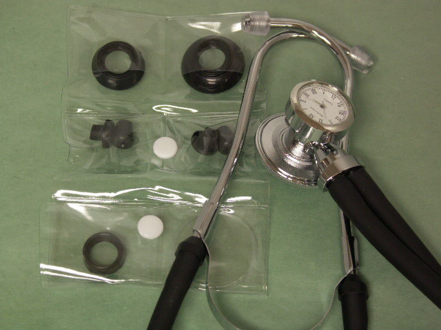 Sprague Rappaport Stethoscope with clock , FDA approved
