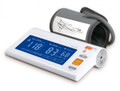 EastShore TMB-986 Digital arm blood pressure monitor Large BLUE LCD. Semi Hard cuff . (120 Memory , WHO indicator)