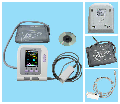 08A Pediatric Digital blood pressure monitor WIHT 1 adult , 3 Pediatric Cuff  . AC Adatper and Oximeter available