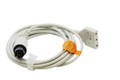 AAMI 6 Pin ECG TRUNK Cable - 3 Lead DIN Criticare Datascop Welch-Allyn