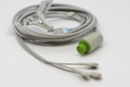 1 PIECE Cable with 3 leads Datex Ohmeda GE S5 (green connector , without resistor)