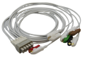5 Leads Disposable lead wire with GRAB CLIP head For GE Marquette Eagle Dash Monitor  
