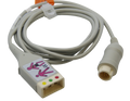 ECG EKG 12 pins 3 Leads Trunk Cable using AA Style leads for Philips H/P Viridia Merlin
