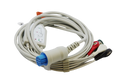  1 PIECE Cable with 5 leads Datex Ohmeda GE S5 blue connecotor  ( with resistor) 