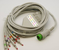 ECG/EKG CABLE FOR MINDRAY BENEVIEW 10 LEADS, 4MM BANANA 