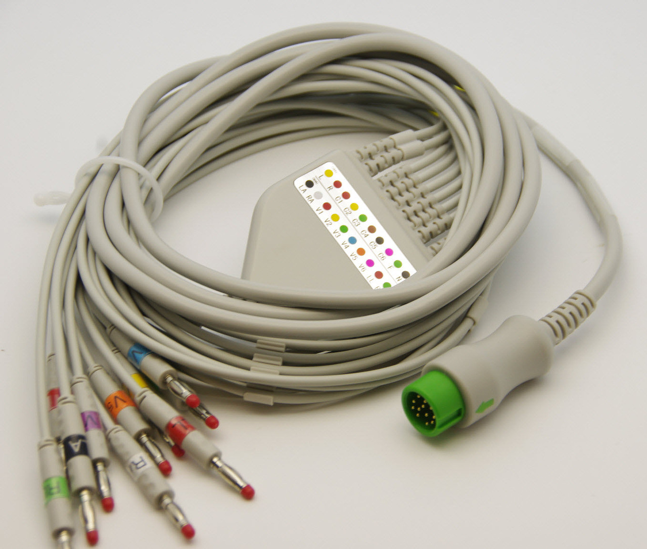 ECG/EKG CABLE FOR MINDRAY BENEVIEW 10 LEADS, 4MM BANANA