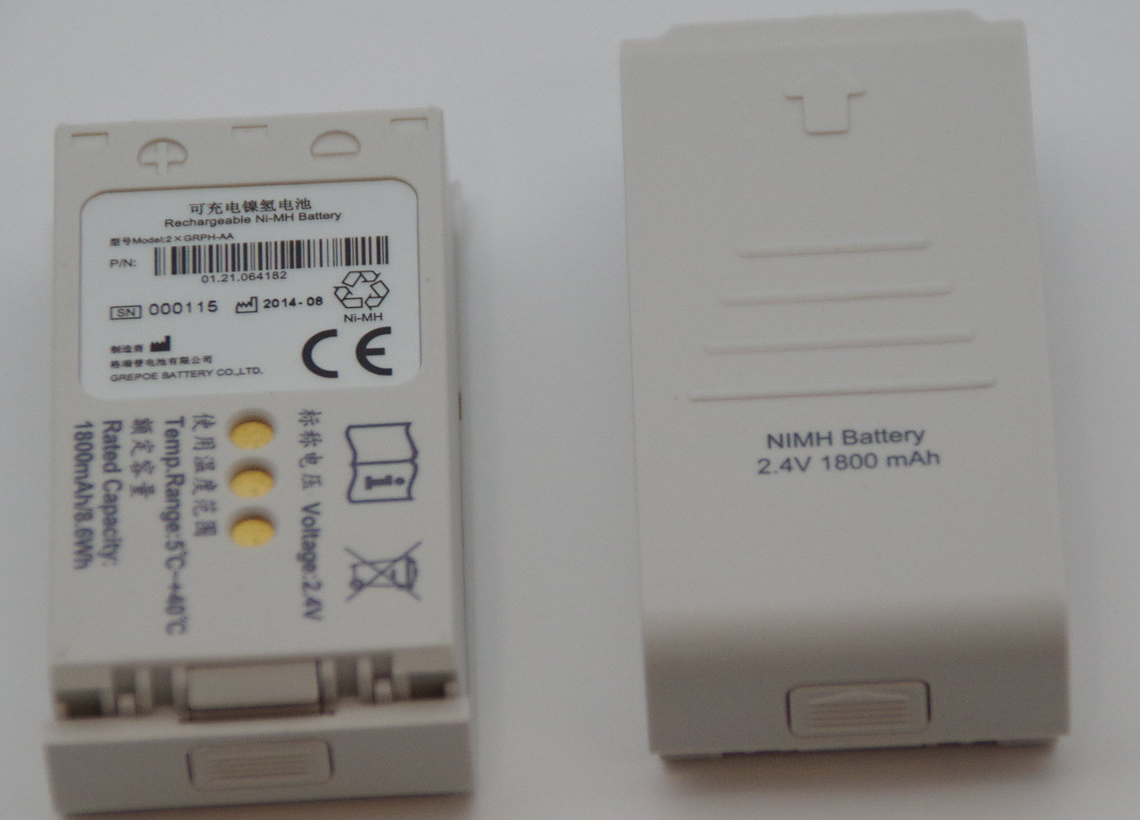rechargeable battery for sonotrax II , Pro II Doppler 2.4 VOLT for new version doppler, Edan Part No. 01.21-064182