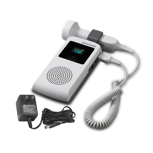 AngelSounds JPD-100B 3mhz fetal prenatal heart doppler ,with rechargeable  battery and charger