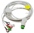  1 PIECE Cable with 5 leads Datex Ohmeda GE S5 (green connector , without resistor)