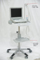  Mobile Rolling Cart for Ultrasound Imaging Scanner System. Aajustable height