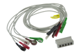 ECG EKG 5 Leads Euro  style leads wire snap head for Mindray Patient Monitor 