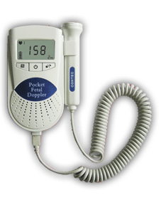 Sonoline B fetal heart prenatal doppler with backlight LCD display 3mhz probe, gel and battery included . free shipping in USA