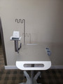 table top  with IQvitals monitor arm , cable arm and cradle bracket
