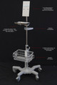 Metal base rolling roll stand for  small electrosurgical ( High frequency Desicator ,Hyfrecator)  with option