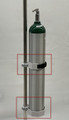 Pole  Mount  Gas / oxygen cylinder holder 