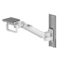 GAS SPRING ASSISTED VERIABLE HEIGHT  WALL MOUNT FOR MEDICAL MONITOR  BASKET WITH CHOICE OF MOUTING BRACKET