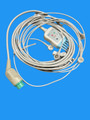 ECG 1 PIECE Cable - 5 Lead SNAP HEAD FOR BIOLIGHT M7000 M7000VET  