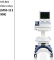 Mobile Trolley Cart for Edan ECG EKG SE-1200, SE-12, SE-6 ,S3-601 series 