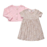 Carters - 2pc Dress Set - Animal Print Pink