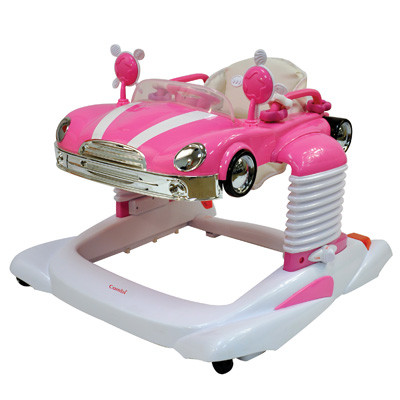pink car walker