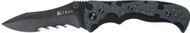 Columbia River Knife and Tool 1093K Mini My Tighe Assisted Opening Folding Knife with 3-Inch Black Serrated Blade
