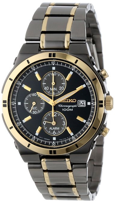 Seiko Men's SNAA30 Stainless Steel Two-Tone Watch - For Moms