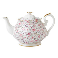 Royal Albert Rose Confetti Formal Vintage Teapot 