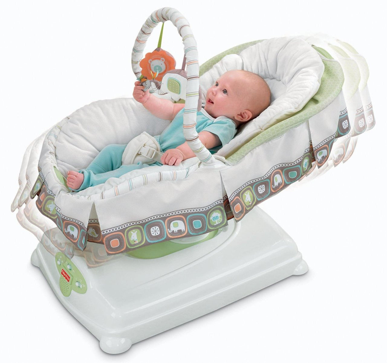 Fisher-Price Soothing Motions Bassinet, люлька