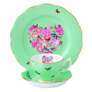 Royal Albert Blessings 3-Piece Teacup, Saucer and Plate Set Designed by Miranda Kerr 