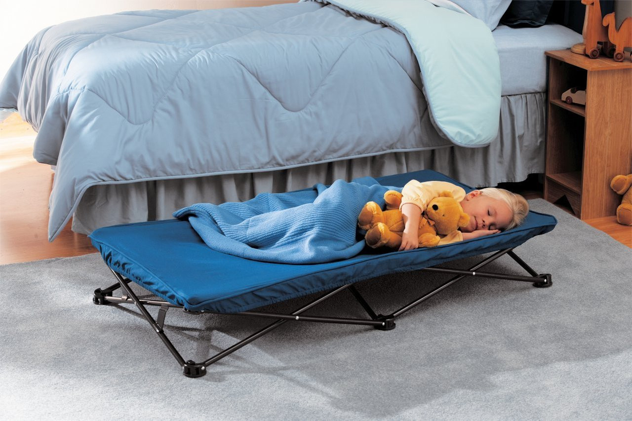 Regalo My Cot Portable Bed, Royal Blue - For Moms