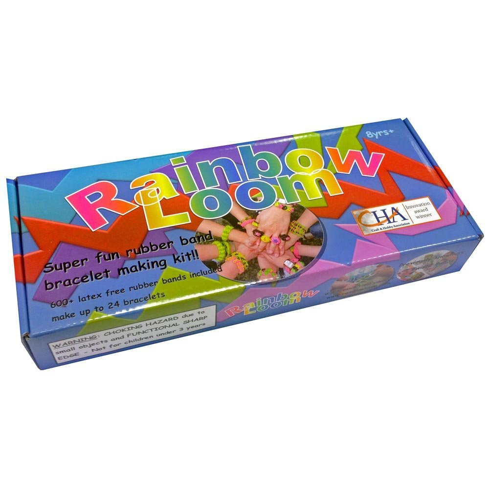 600 Latex-Free Rainbow Loom Band Refills and 24 Clips - For Moms