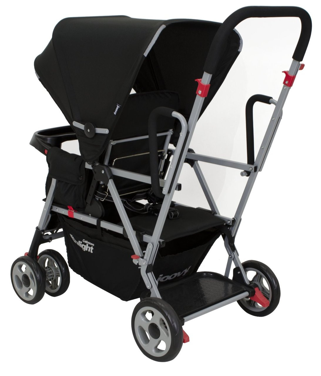 Organizer Per Genitori Joovy Caboose S – Porta Oggetti E Portabicchieri In Neoprene Nero