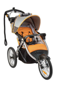Jeep Overland Limited Jogging Stroller with Front Fixed Wheel, Fierce