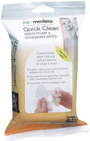 Medela Quick CleanTM Breastpump & Accessory Wipes 