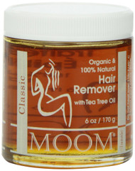 Moom Organic Hair Remover Refill, 6-Ounce Jars (Pack of 2)