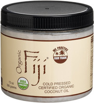 Organic Fiji Cold Pressed Certified Organic Coconut Oil, 13-Ounce Jars