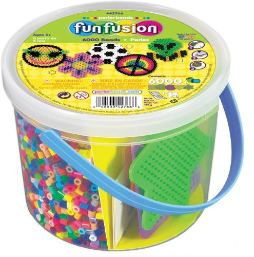Perler 11,000 Multi-Mix Fused Bead Jar, Ages 6 and up