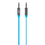 Belkin MiXiT Tangle-Free Aux / Auxiliary Cable, 3 Feet (Blue)