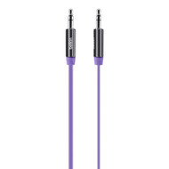 Belkin MiXiT Tangle-Free Aux / Auxiliary Cable, 3 Feet (Purple)